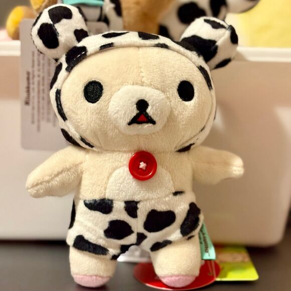 NWT San-X Rilakkuma Clover Collection Cow Costume Duo Set - Picture 3 of 4